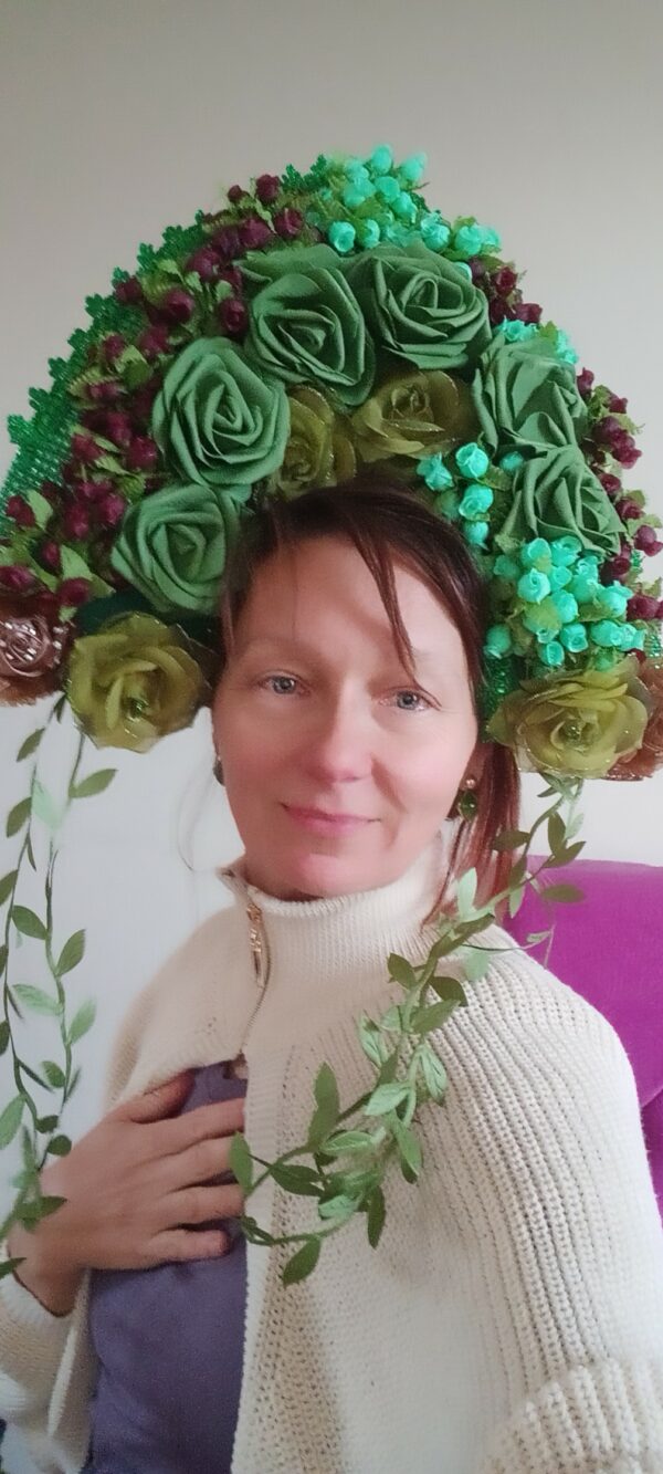 Korona kwietna / Flower crown Trójkątna