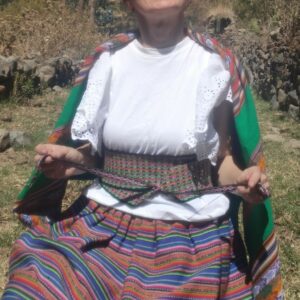 Spódnica czerwono-niebieska/ Red-blue skirt